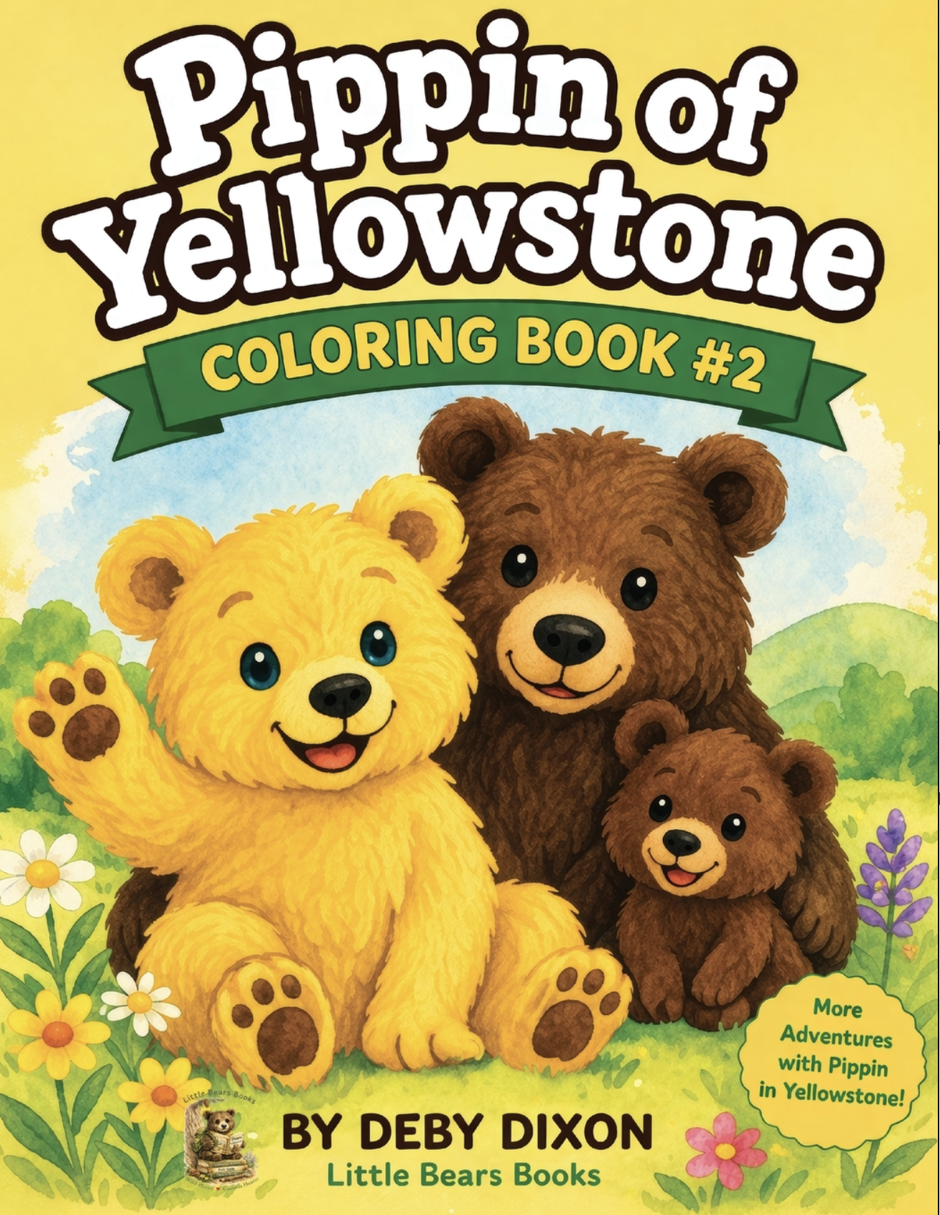Pippin of Yellowstone coloring book 2 cover